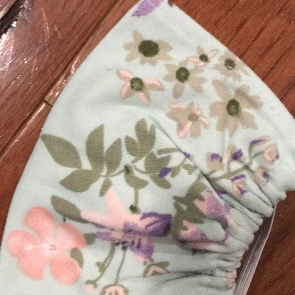 6/$20 New Set/5 floral face masks